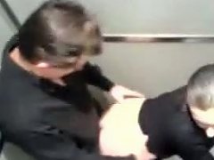 Just Spying On My Buddy Fucking A Harlot In The Public Restroom Amateur Porno Video